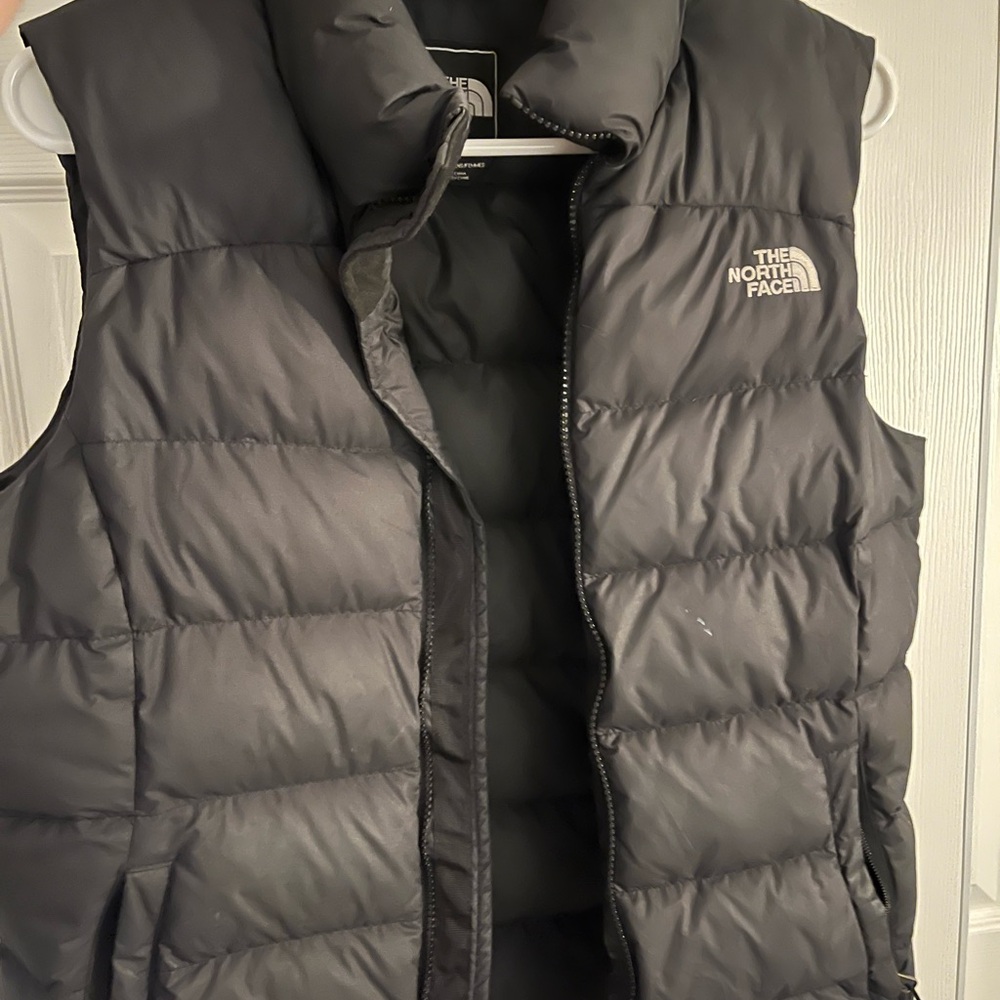 The North Face Charcoal Quilted Vest
